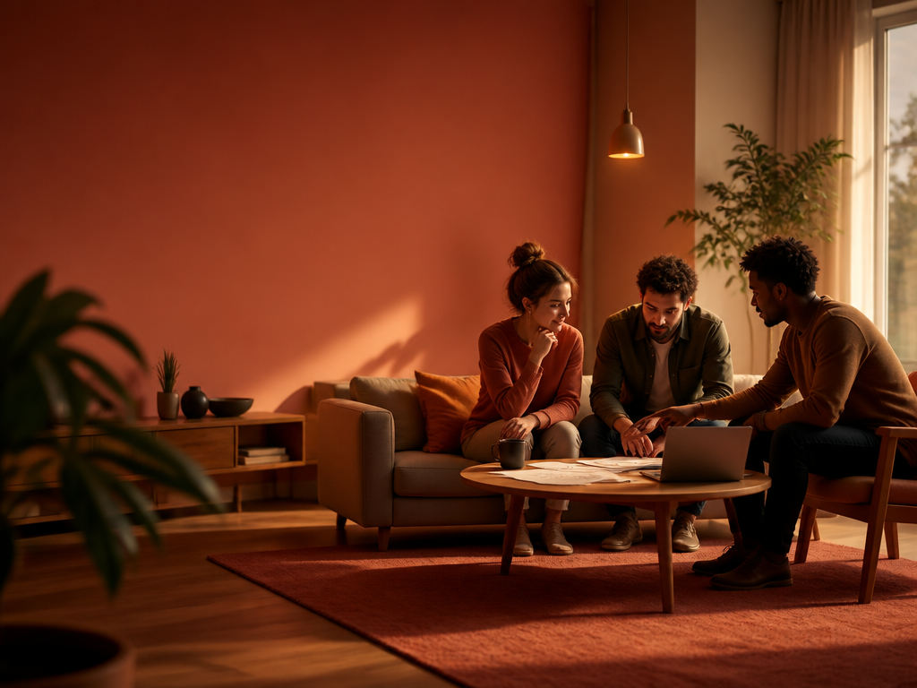 Two people engaged in a heartfelt, attentive conversation at a kitchen table, illustrating the concept of social fitness and meaningful connection.